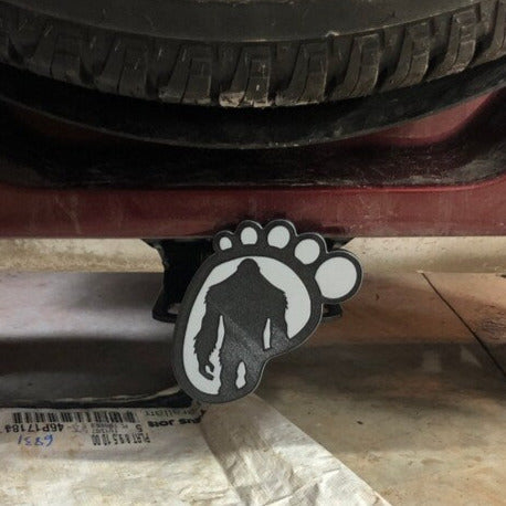 Bigfoot Trailer Hitch Cover, Sasquatch Yeti Skunk Ape