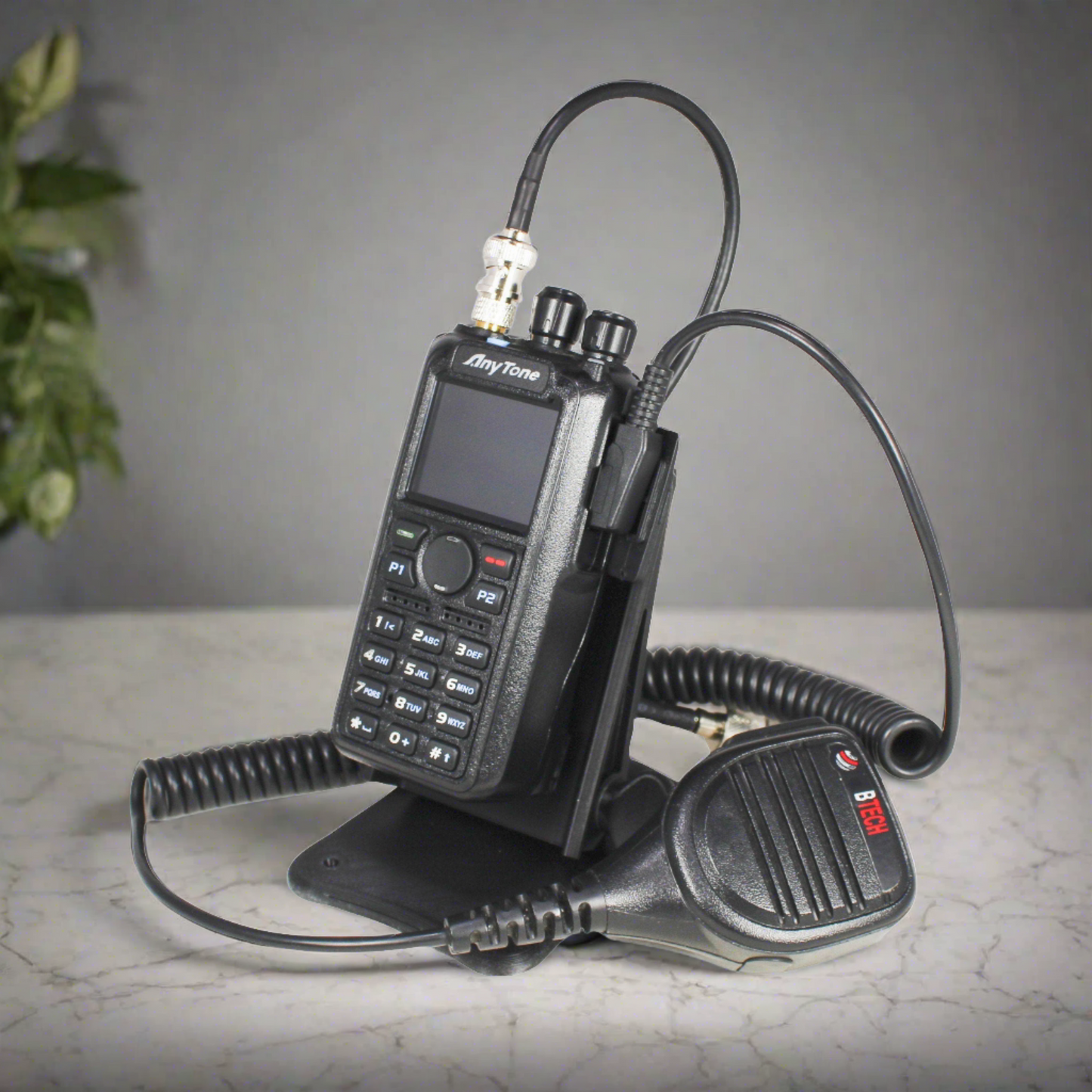 Radio Buddy Original, Adjustable Desktop Stand for Handheld Amateur Ham HT