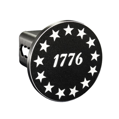 1776 Betsy Ross Patriotic USA Flag Trailer Hitch Cover, 13 Star, Fits 2" or 1.25" Receivers, 210513