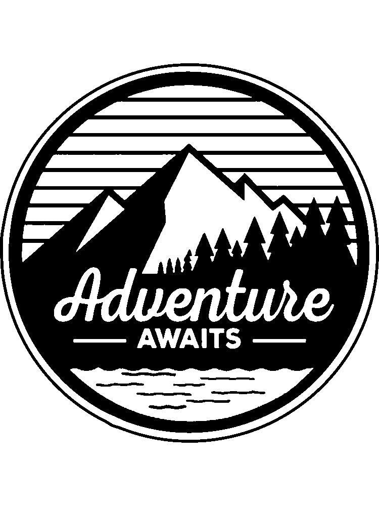 Adventure Awaits Trailer Hitch Cover