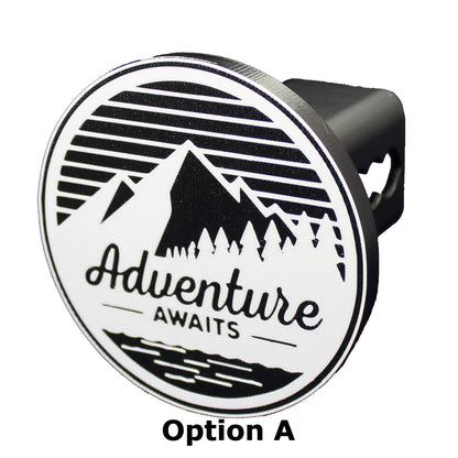 Adventure Awaits Trailer Hitch Cover