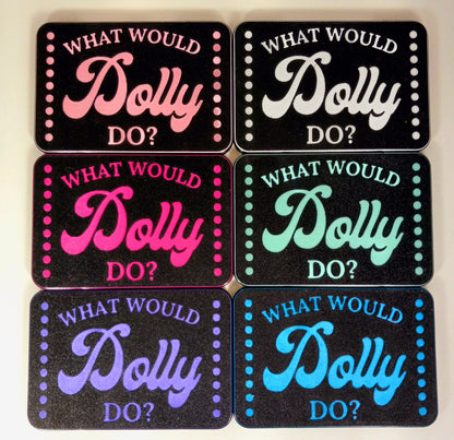 What Would Dolly Do?  Dolly Parton Trailer Hitch Cover