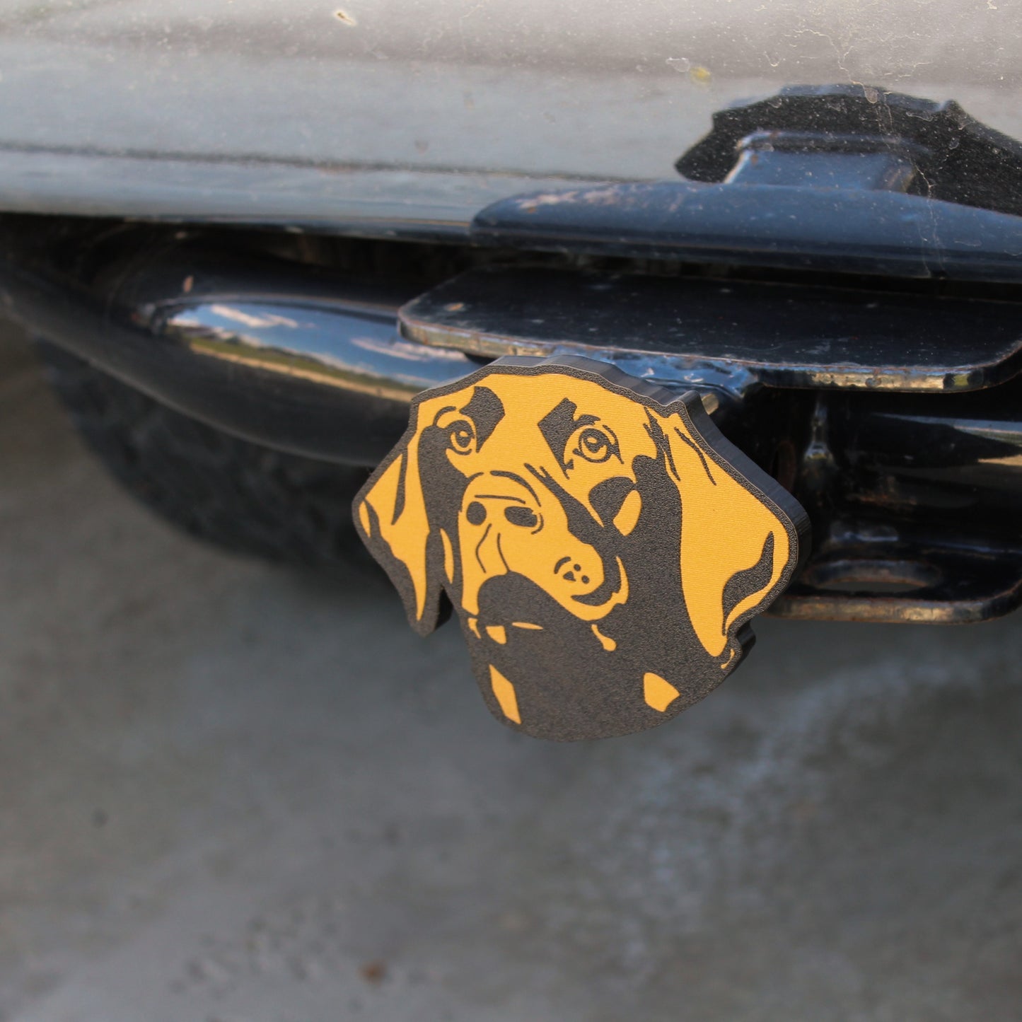 Labrador Trailer Hitch Cover | Black, Chocolate, Yellow Lab