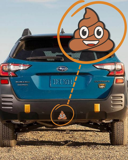 Poop Emoji Trailer Hitch Cover