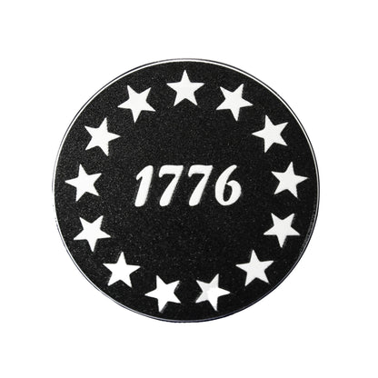 1776 Betsy Ross Patriotic USA Flag Trailer Hitch Cover, 13 Star, Fits 2" or 1.25" Receivers, 210513