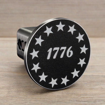 1776 Betsy Ross Patriotic USA Flag Trailer Hitch Cover, 13 Star, Fits 2" or 1.25" Receivers, 210513