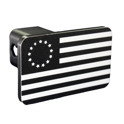 13 Star Betsy Ross | Patriotic USA Flag | Trailer Hitch Cover