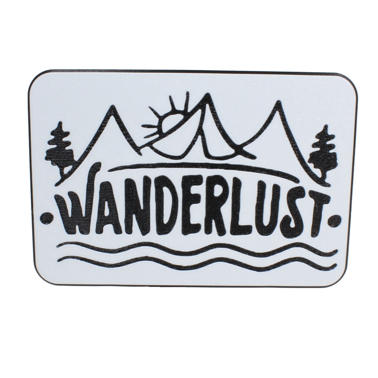 Wanderlust Adventure & Travel Trailer Hitch Cover