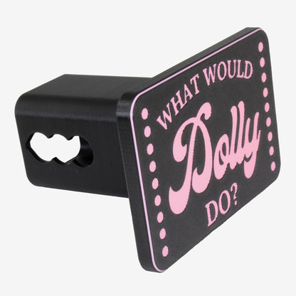 What Would Dolly Do?  Dolly Parton Trailer Hitch Cover