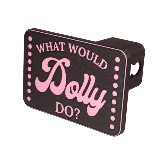What Would Dolly Do?  Dolly Parton Trailer Hitch Cover
