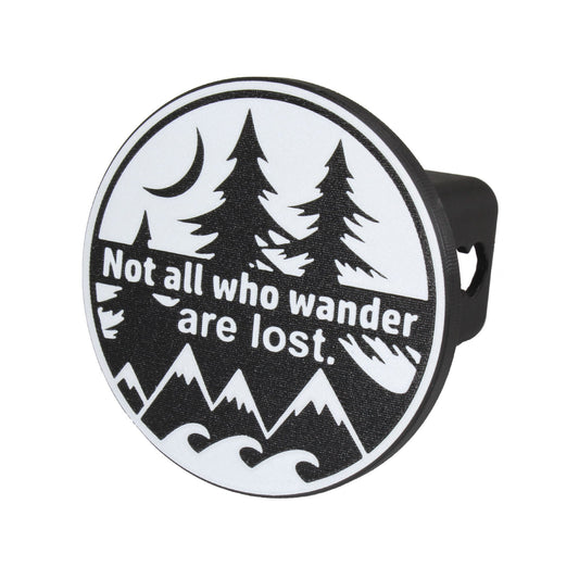 Not All Who Wander Are Lost | JRR Tolkien Trailer Hitch Cover